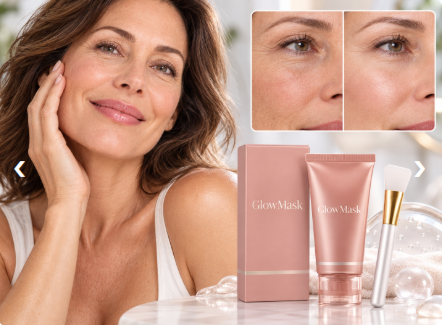 GlowMask™ Collageen, Anti-Veroudering Masker | Een gladde, stralende huid na gebruik!